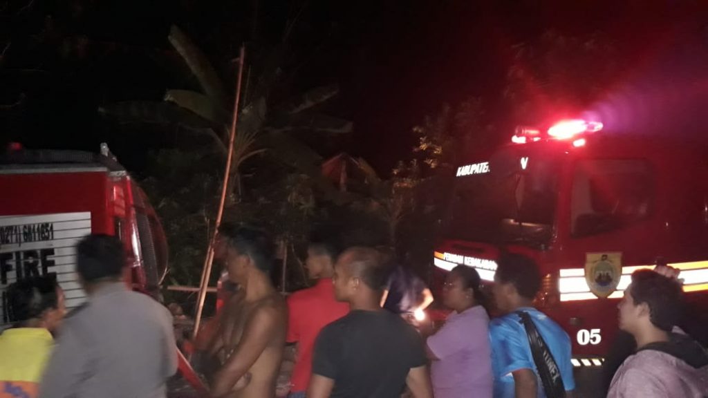 Malam ini Si Jago Merah Melalap Rumah Ali Mustofa Purworejo Gemolong, Api Berhasil Di Jinakkan