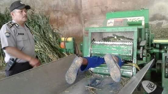 Kecelakaan Tragis, Engkos  Pekerja Gudang Pakan Ternak Sapi Meninggal Dunia