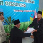 Bataud Koramil 15 Hadiri Sertijab Pergantian Kasek SMK Sakti Gemolong
