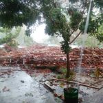 Angin Puting Beliung Rubuhkan Grand Hall SMK 1 Miri Sragen