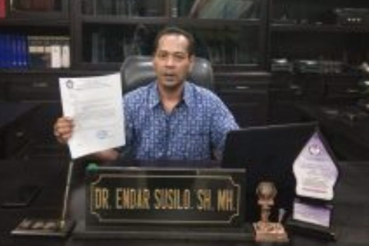 DR Endar Susilo SH MH Ketua Komnas Perlindungan Anak Kabupaten Sragen