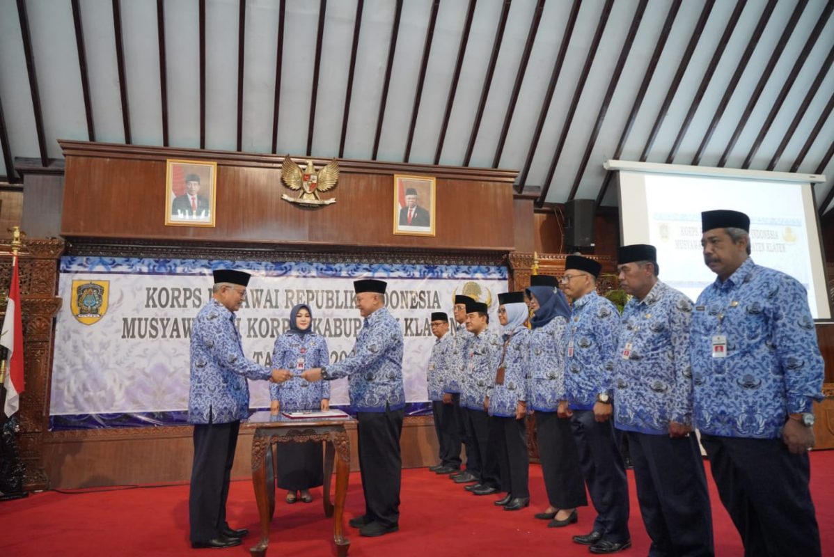 Musyawarah Korpri Kabupaten, Jaka Sawaldi Terpilih Jadi Ketua Korpri Klaten