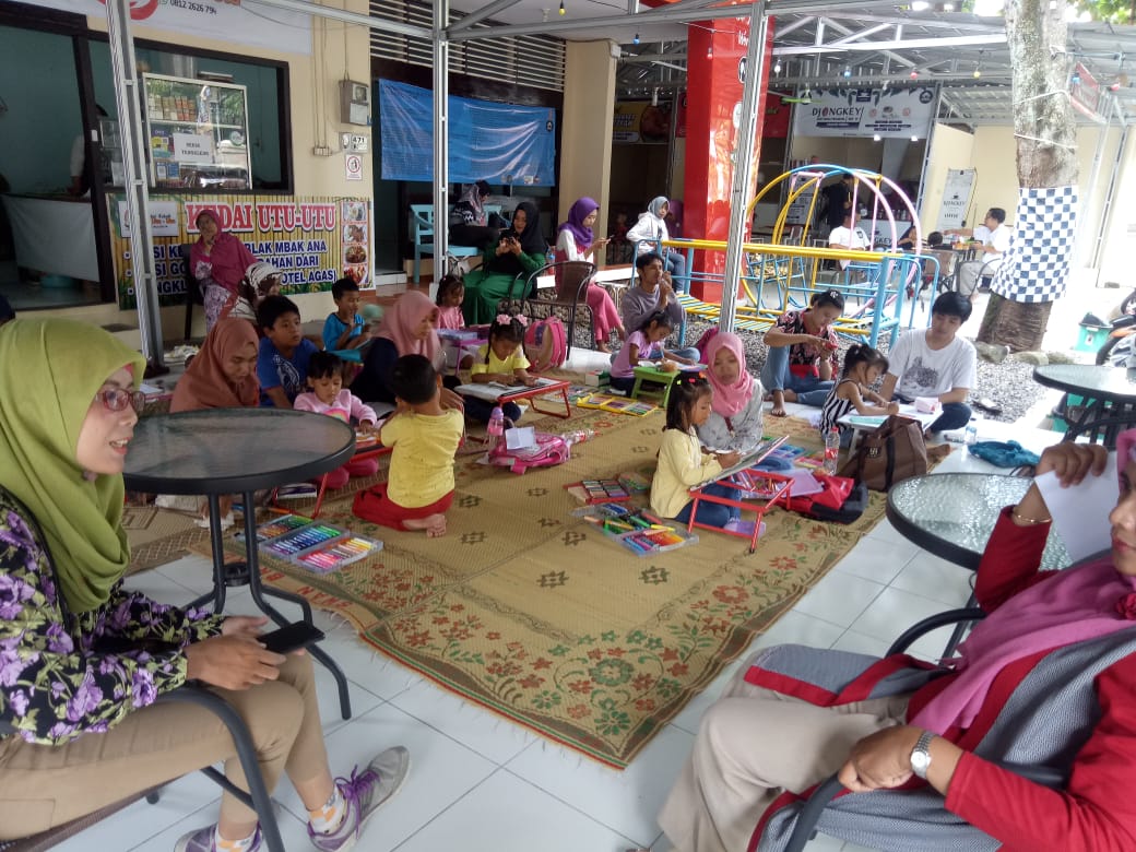 Kleco Food Court Mbah Pujo, Tempat Yang Tepat Untuk Ajang Festival Menggambar dan Mewarnai Tingkat PAUD Dan TK