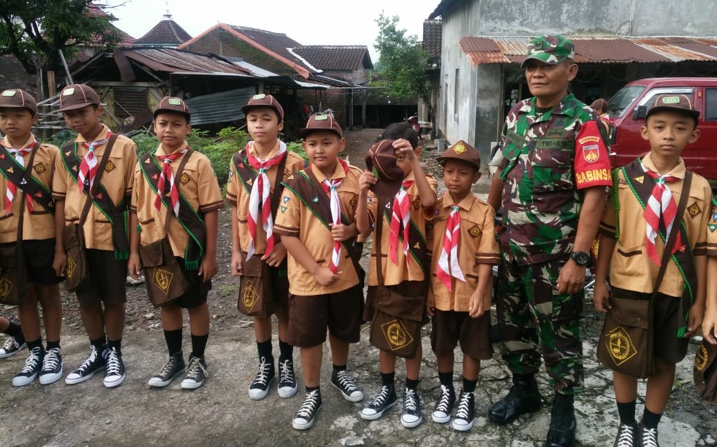 Babinsa Dampingi Pesta Siaga Pramuka