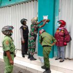 Wujud Nyata Sinergitas TNI polri dan pemerintah Kelurahan Cegah Virus Covid-19