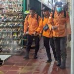 Antisipasi Corona Puluhan Tempat Publik di Kawasan Kota Purwodadi Disemprot Disinfektan