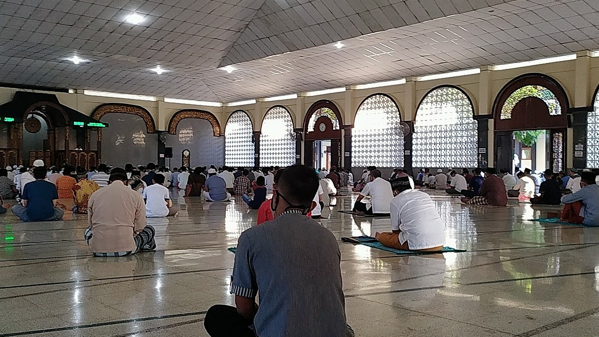 Sholat Idul Fitri Masjid Jabalul Khoir Khusyuk