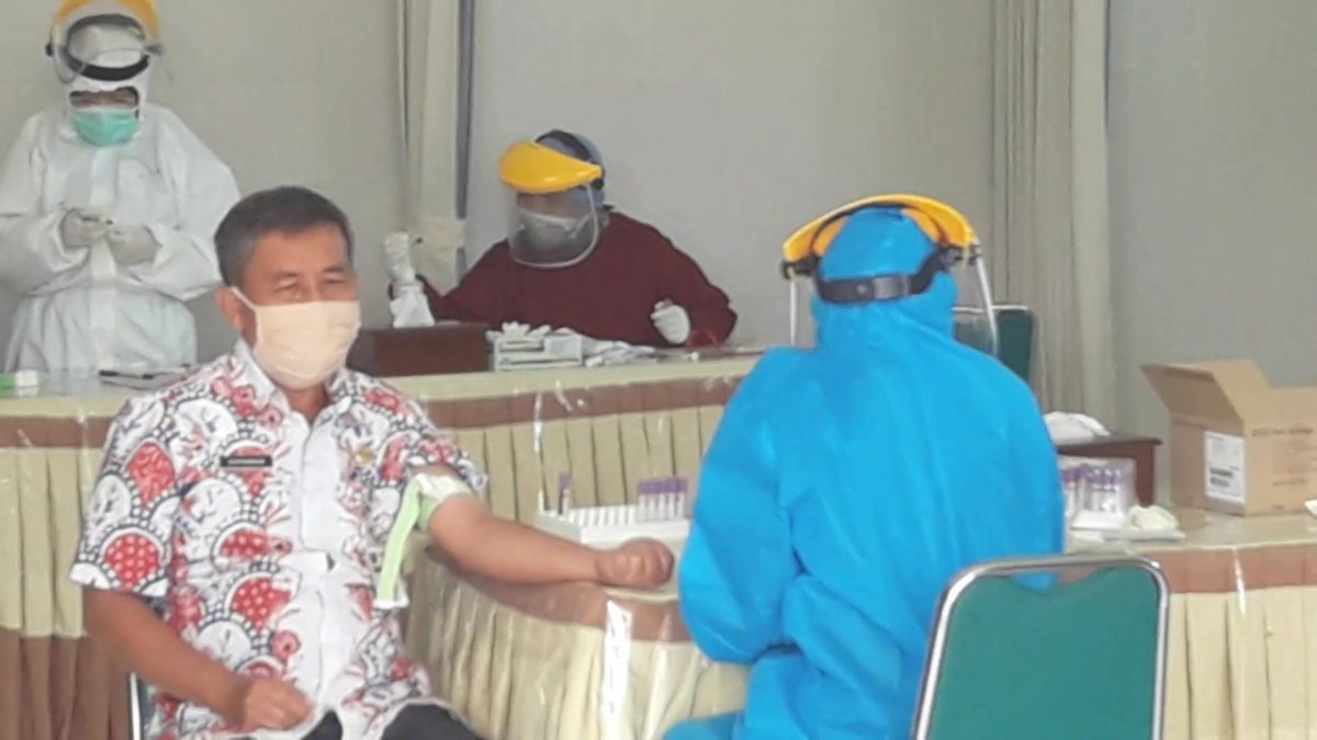 Semua Pejabat Kabupaten Rembang Jalani Tes Rapid