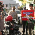 Tekan Penyebaran Covid-19, Polres Rembang Gelar Operasi Masker.