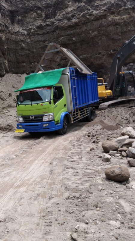 Eko Dompol Kemalang Klaten, Bantu Pasir Pembangunan Masjid Sapujagad