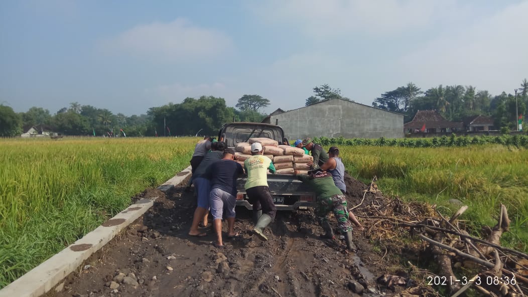 Program Karya Bakti Mandiri Klaten Bersinar (KBMKB) Tahun Anggaran 2021, Sasar Jalan Usaha Tani