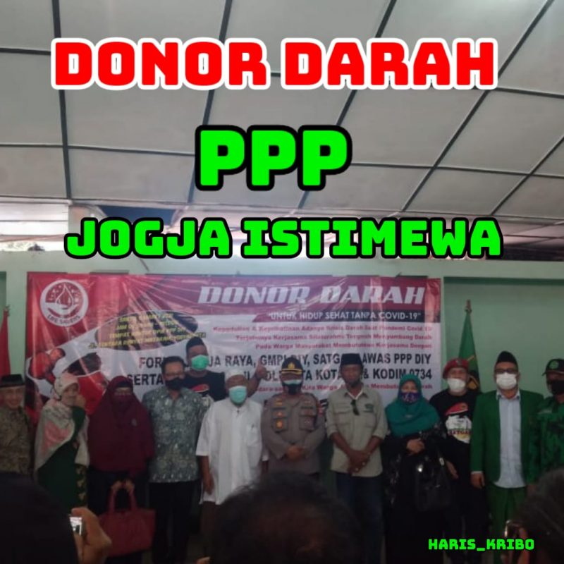 Donor darah PPP Forum Jogja Raya