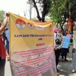 Aksi Demo Para Pedagang Dan ARB, Terkait revitalisasi pasar Bantargebang Kota Bekasi, DI Duga Ada Persekongkolan