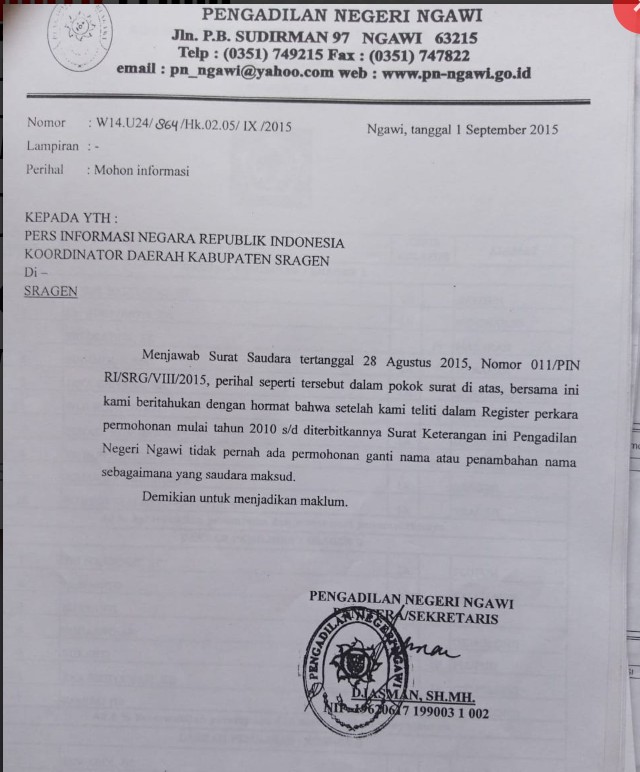 Diduga Berkas Bermasalah, Mengapa Oknum DPRD Sragen Lolos dan Menjadi Anggota Terpilih Tahun 2014