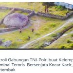 Patroli Gabungan TNI-Polri Sisir Teroris Bersenjata, 1 Teroris Tertembak