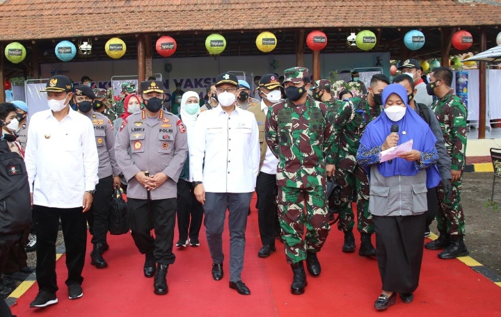 Saat Tinjau PPKM Kapolri Minta Manajemen Pengendalian Covid Tercatat Dengan Baik