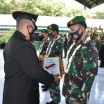 Ultah TNI Kodim Sragen Lepas 5 Prajurit Terbaik