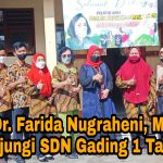 SDN Gading 1 Tanon Dapat Kunjungan Prof. Dr. Farida Nugrahani, M.Hum