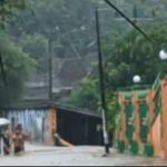 Banjir Bandang Merobohkan Pagar Utama SMP N,1 Sumber, Rembang Kerugian Ratusan Juta