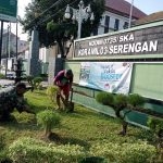 Danramil 03 Serengan Pimpin Pembersihan Seputaran Lingkungan Koramil
