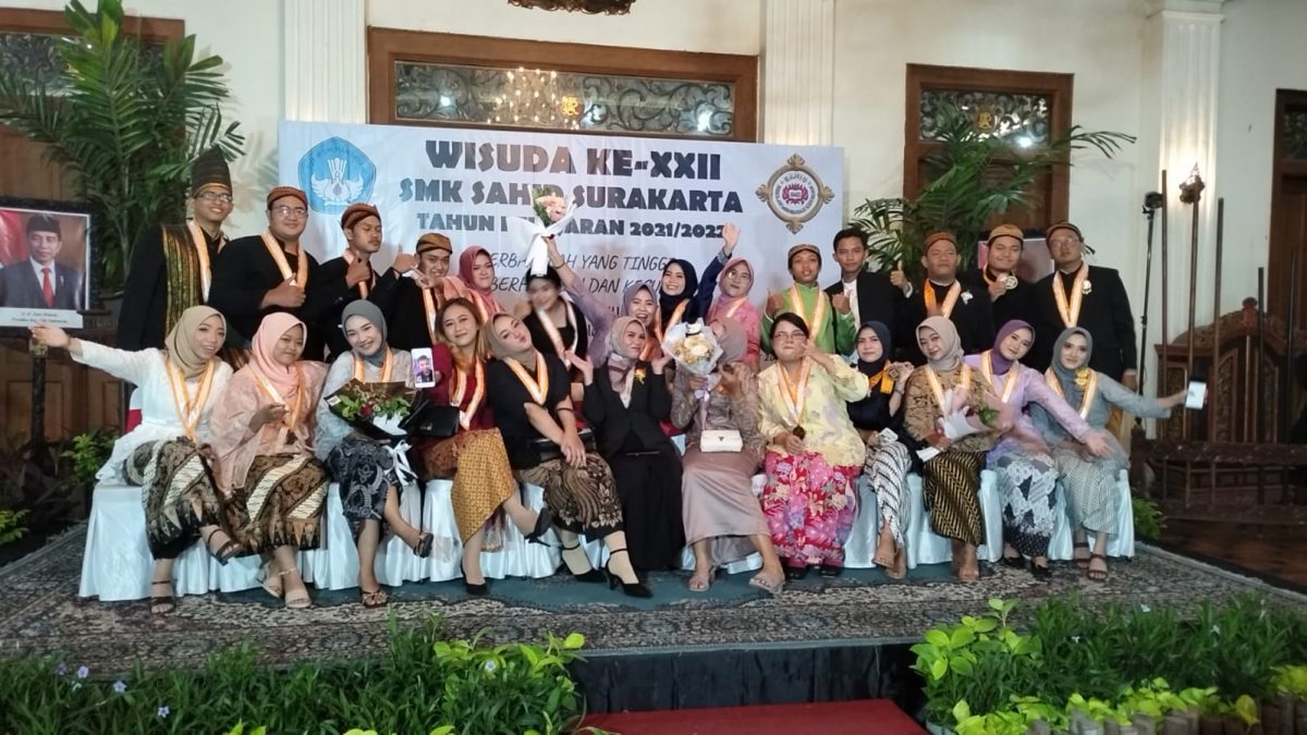 SMK Sahid Surakarta Gelar Wisuda KE-XXII Secara Luring, Yayasan Sahid Berikan Peluang Pada Alumni