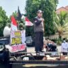Aksi dan Orasi dari Forum Solo Peduli Reformasi Polri Dengan Korlap Edi Lukito ketua DPP I LUIS
