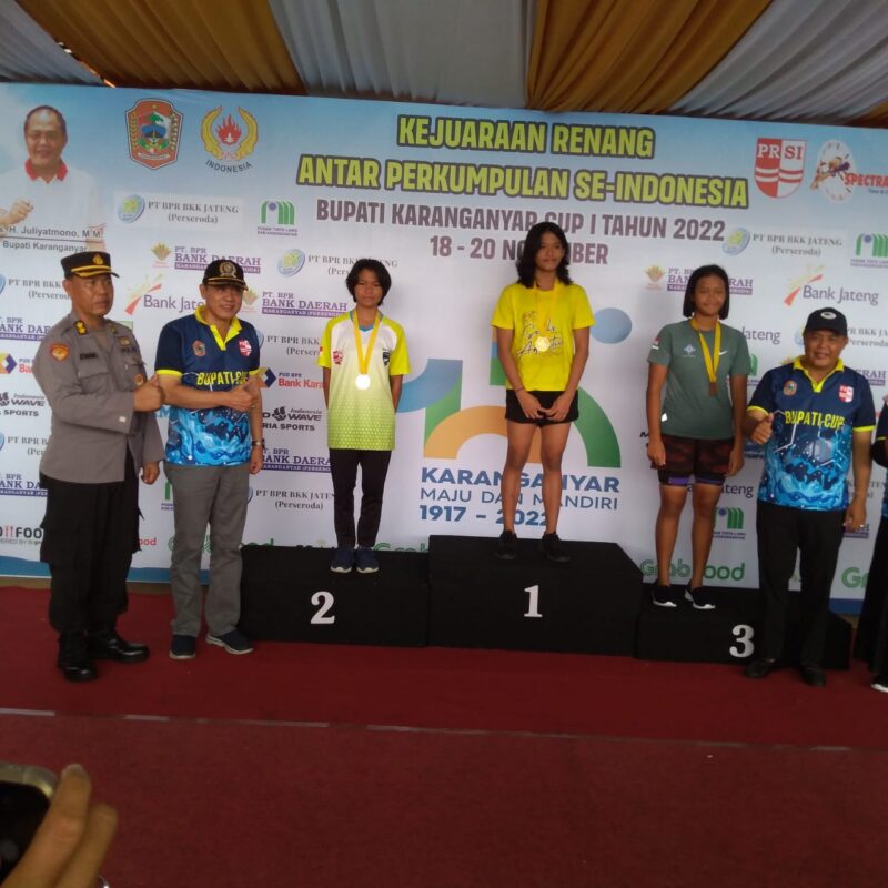 Kejuaraan Renang di Intan Pari Karanganyar, Antar Perkumpulan di Ikuti 600 Atlit 60 Klub