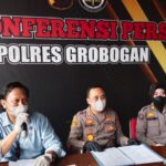 Konferensi Pers Polres Grobogan, Sampaikan Prestasi Kinerja Dalam Menindak Kejahatan di Akhir Tahun Ini