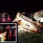 Angin Puting Beliung Amuk dan Robohkan Rumah Warga Telawah Grobogan