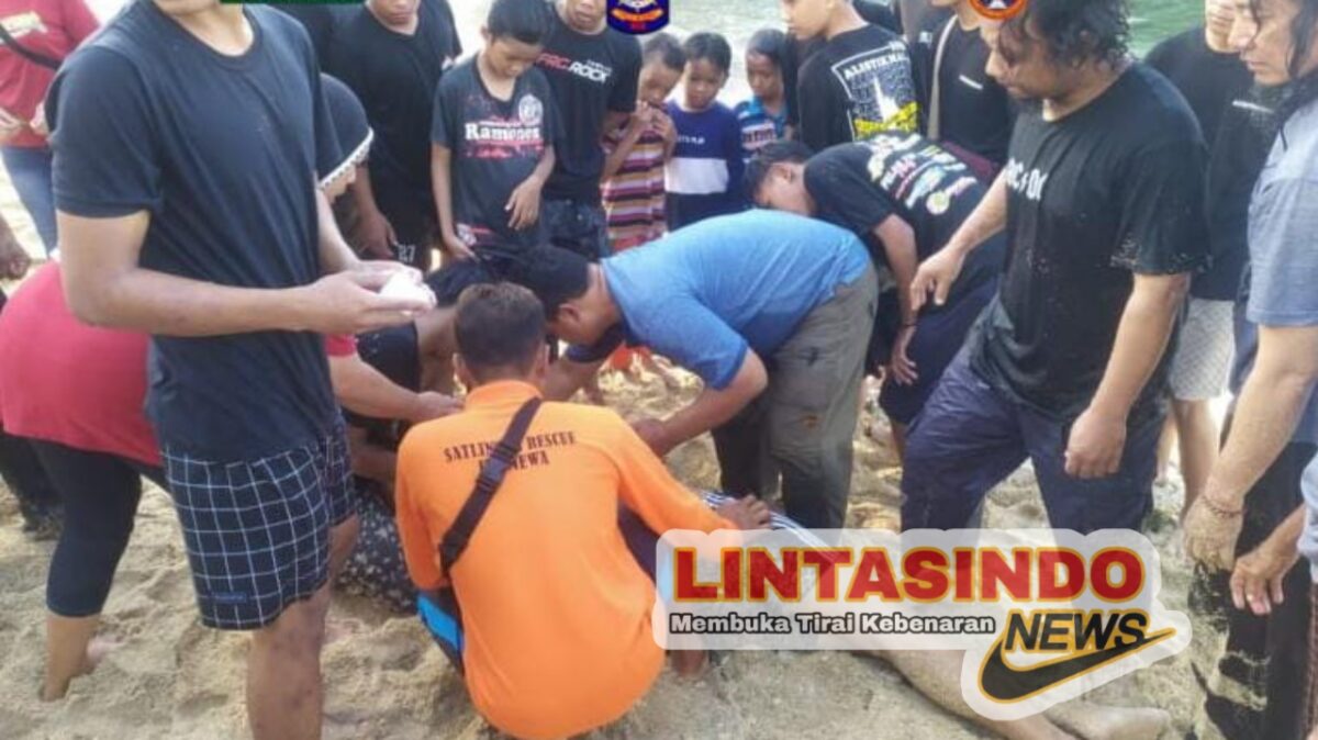 Terseret Ombak Pantai Ngandong Wisatawaan Asal Semarang pingsan