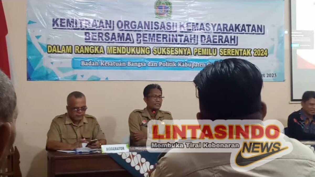 Mendukung Suksesnya Pemilu Serentak 2024, Pemkab Gunungkidul dan  Bakesbangpol Mengadakan Kegiatan Kemitraan Organisasi Kemasyarakatan
