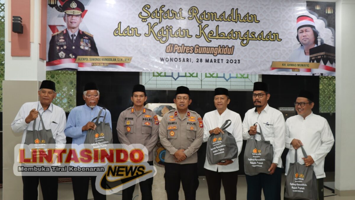 Wakapolda DIY Brigjen Raden Slamet Santosa, S.H., S.I.K., Memberi Tauziah Safari Ramadhan dan Kajian Kebangsaan