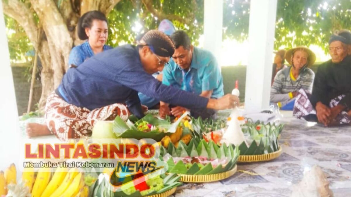 Melestarikan Budaya Blebet lawe Di Petilasan Gedong lengis, Bersama kerabat Keraton Yogyakarta