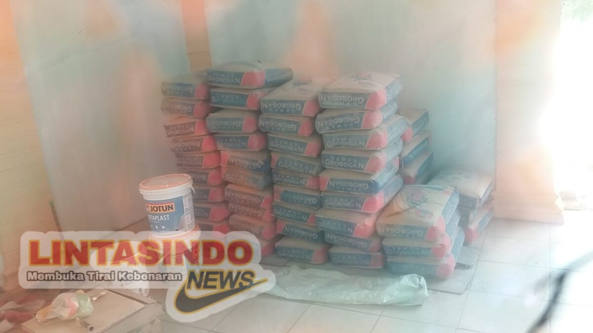 Lagi!! Ponpes dan Masjid Sapujagad Dapat Donatur Semen