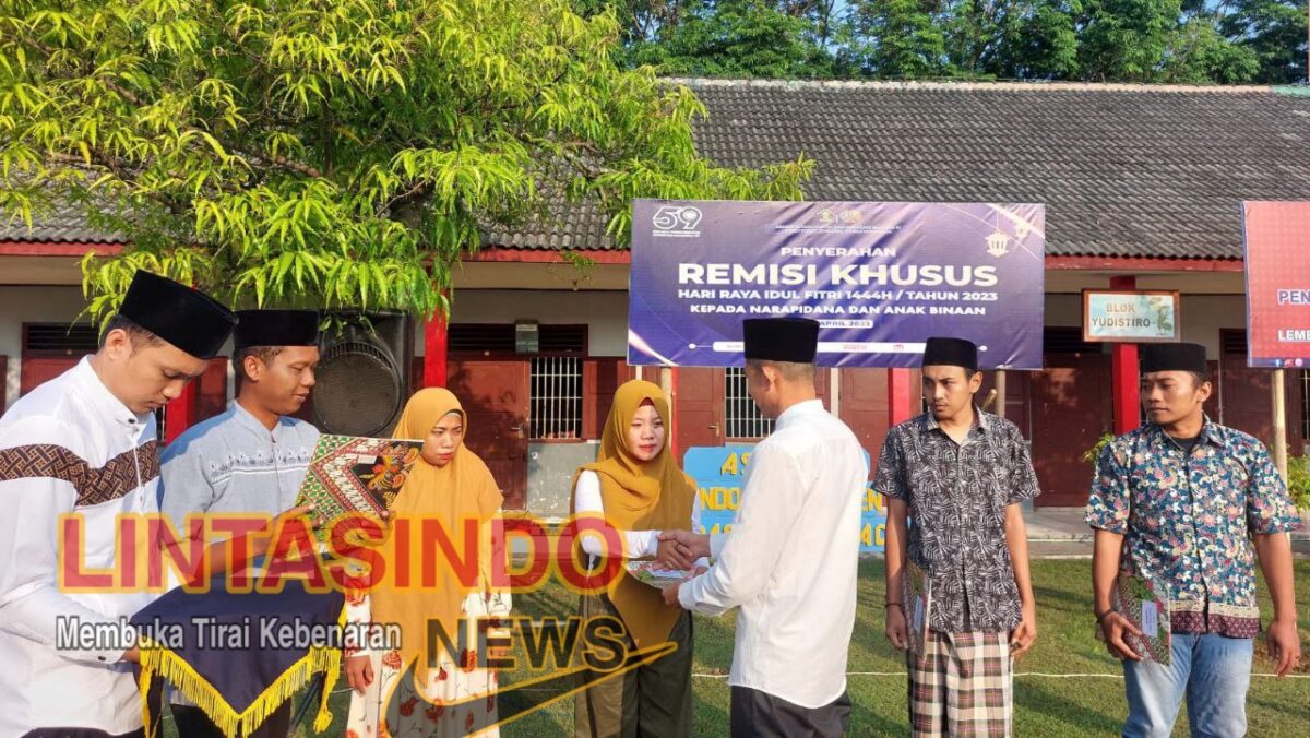 181 Warga Binaan Lapas Kelas IIB Purwodadi Memperoleh Remisi Hari Raya Idul Fitri Tahun 2023