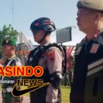 Bupati Klaten Sri mulyani Pimpin Apel Pengamanan Pilkades di Alun – alun