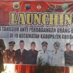 Bupati Grobogan Hj. Sri Sumarni, SH., MM Meresmikan Kampung Tangguh Anti Perdagangan Orang & Posko Terpadu