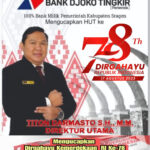 Iklan Hari Kemerdekaan RI Ke 78, PT. BPR Djoko Tingkir Sragen