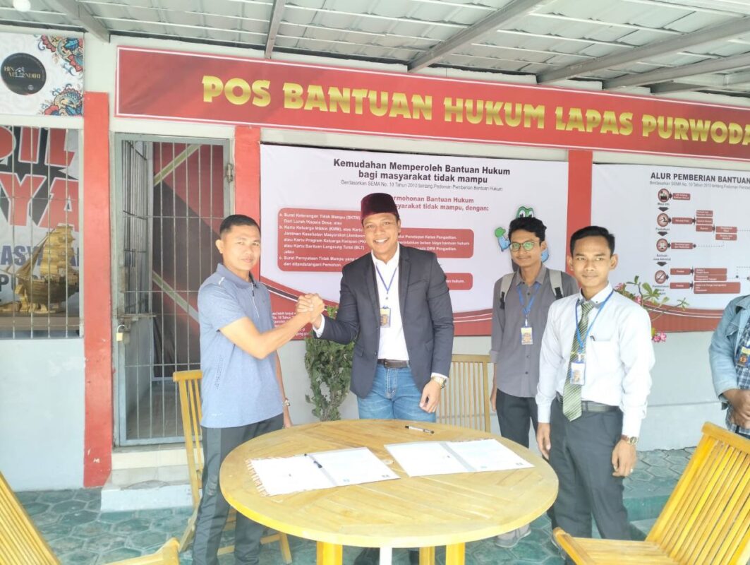 Lapas Kelas IIB Purwodadi Gandeng LPBH – NU Kabupaten Grobogan Dalam Rangka Kemudahan Pendampingan Hukum Terhadap Warga Binaan