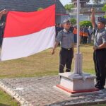 Upacara HUT Kemenkumham RI Ke-78, Warga Binaan Lapas Kelas IIB Purwodadi Laksanakan Dengan Khidmad