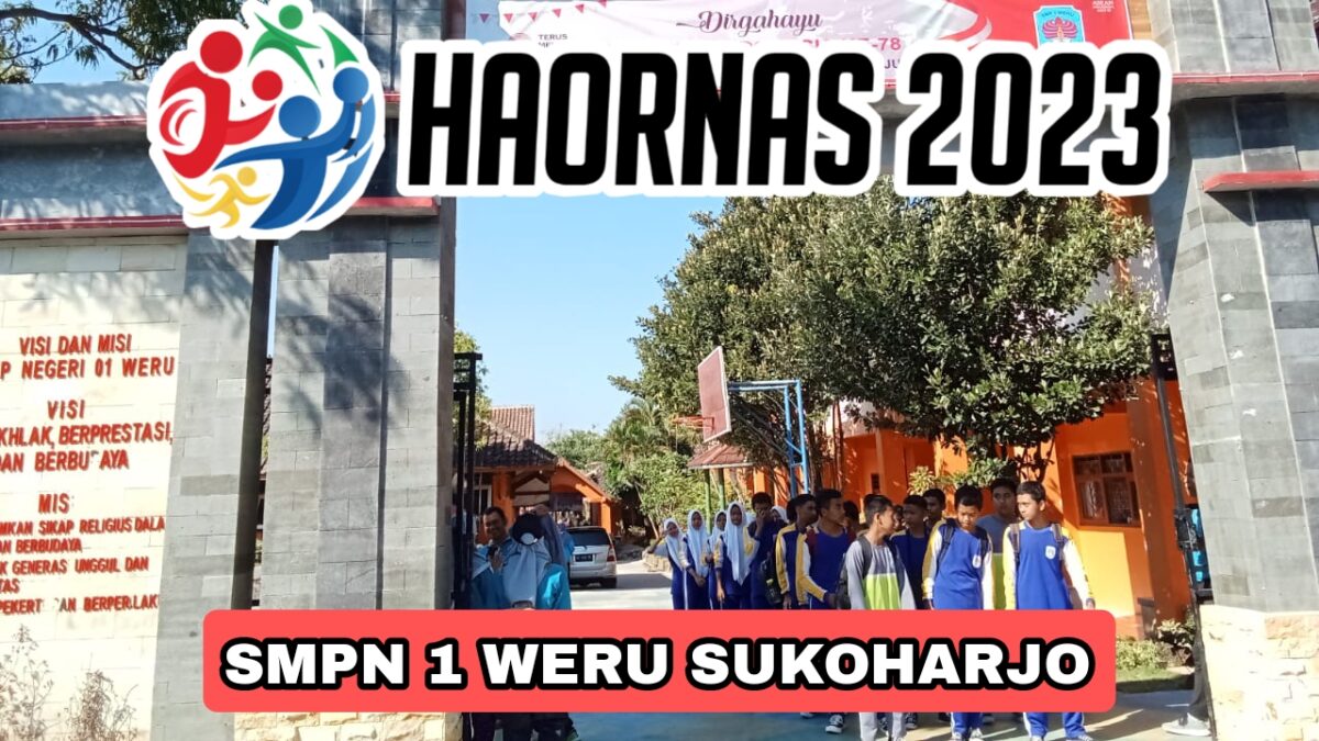 Peringati Haornas yang ke 40, SMPN 1 Weru Adakan Senam dan Jalan Sehat Bersama