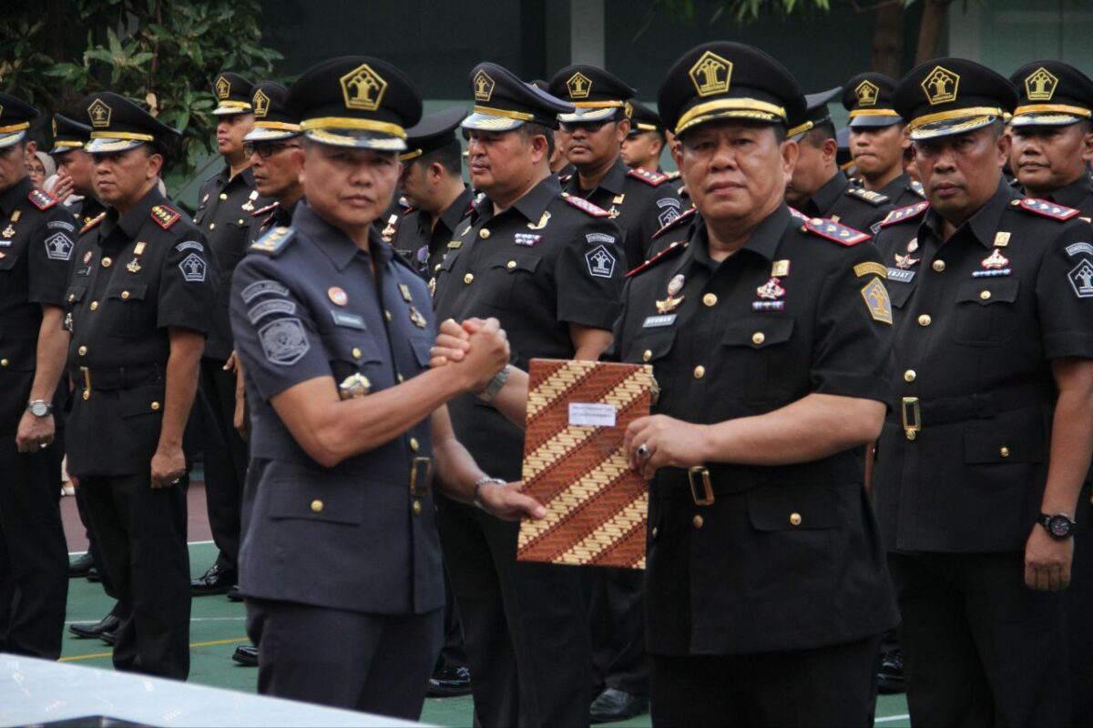 Serah Terima Jabatan Kalapas Kelas IIB Purwodadi Grobogan Kepada Herman Anwar