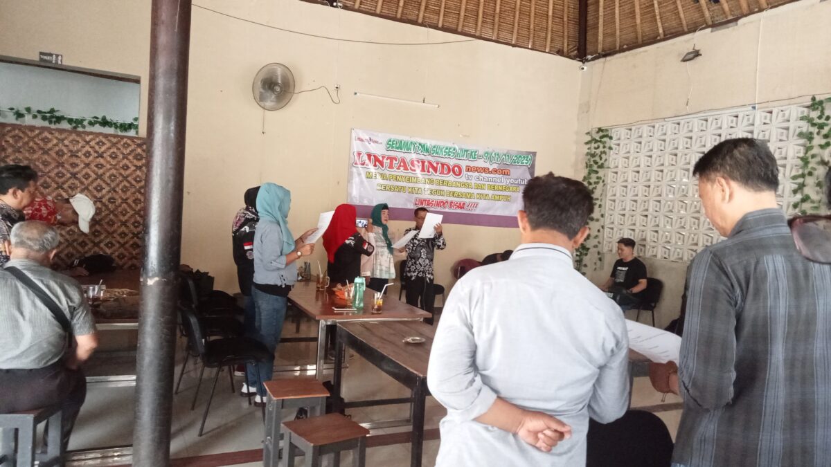 Media lintasindo merayakan HUT Ke 9 di Kota Solo