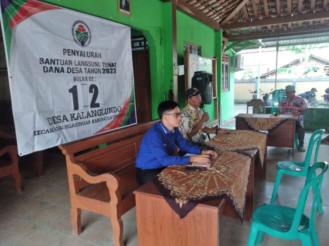 KPM Penerima BLT Dana Desa di Kalanglundo Kecamatan Ngaringan Grobogan, Sebanyak 37 KK