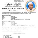 RIP: Suhadi Bin Mawardi Ayahanda Ketua Umum Ormas Sapujagad Telah Berpulang Dengan Tenang