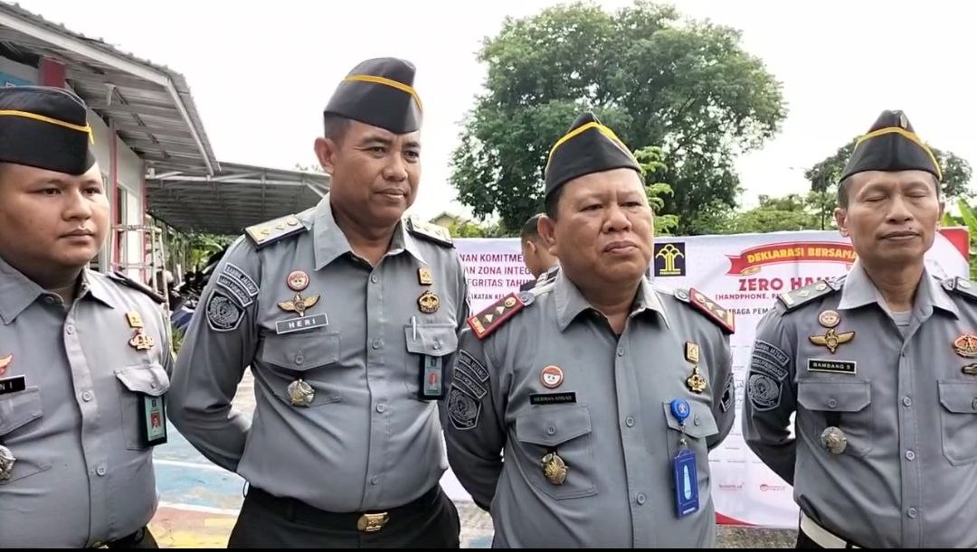 Lapas Kelas IIB Purwodadi Gelar Penandatanganan Komitmen Bersama Pembangunan Zona Integritas dan Zero Halinar di Awal Tahun 2024