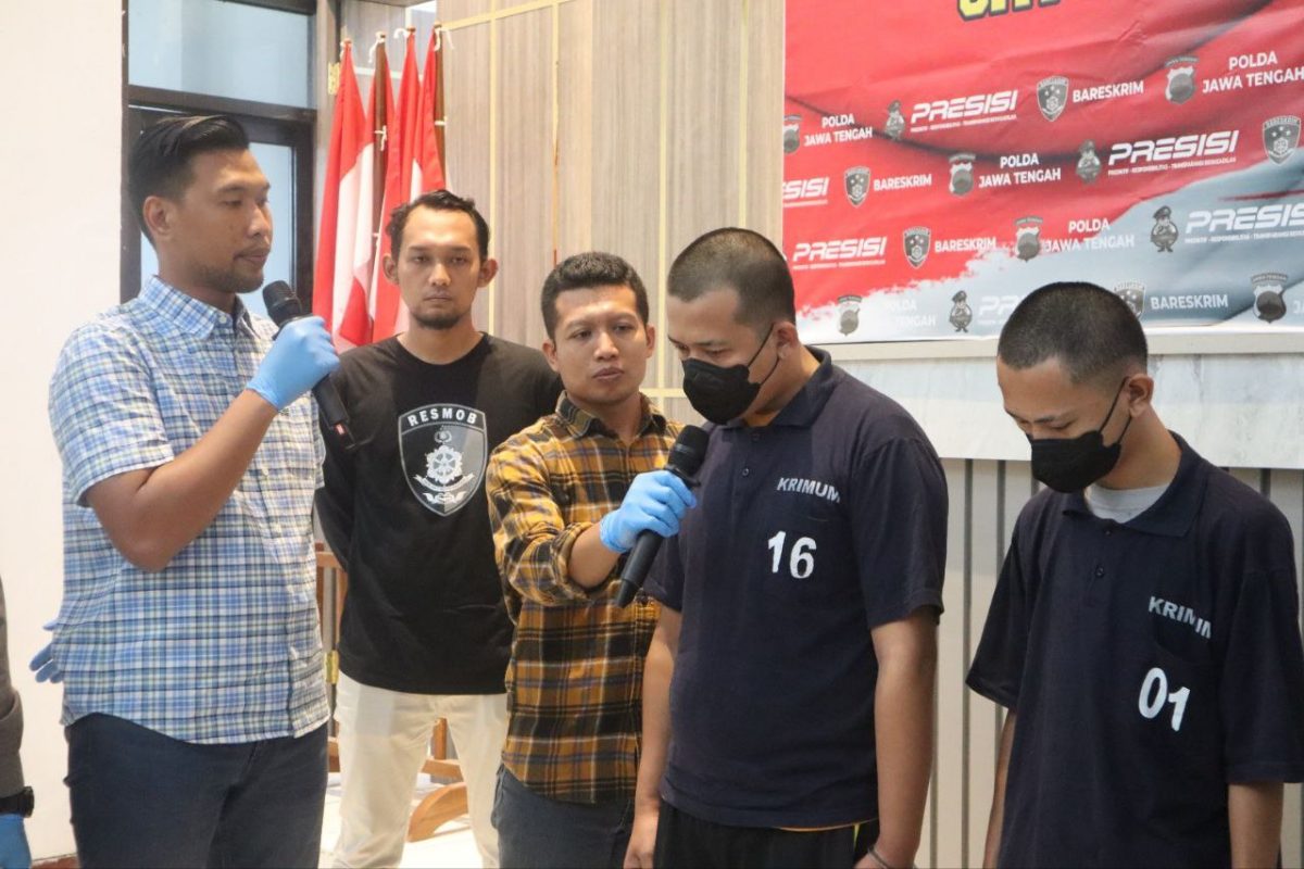 Polres Grobogan Amankan Dua Pria Pelaku Prostitusi Online Asal Jawa Barat