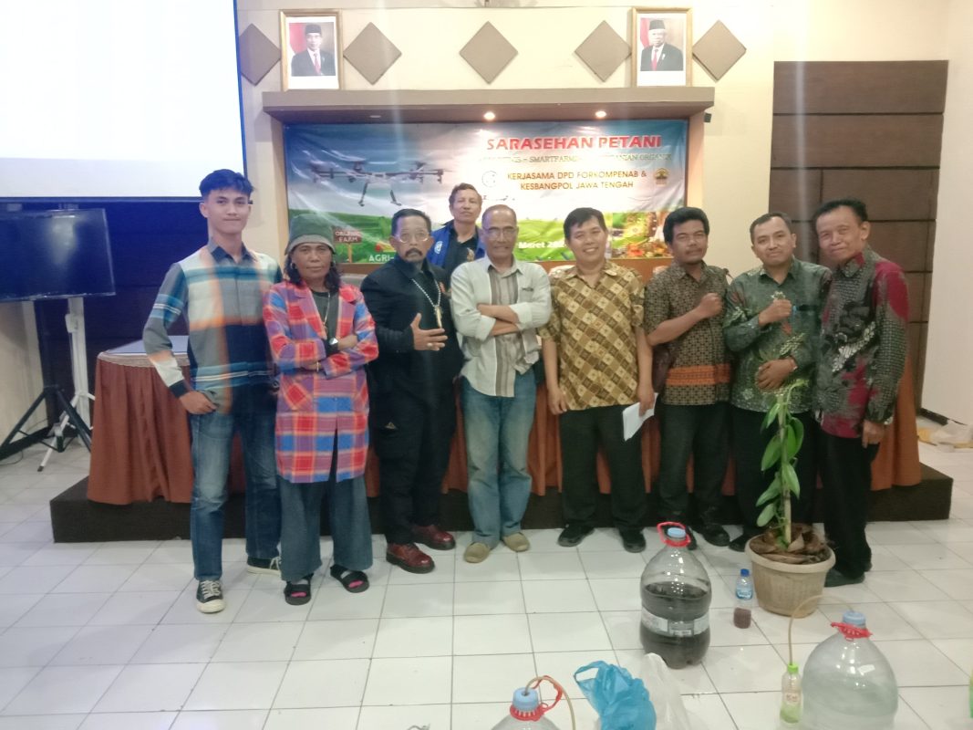 DPD Forkompenab dan Kesbangpol Provinsi Jateng Adakan Sarasehan dan Pelatihan Agribisnis, Smart Farming dan Pertanian Organik