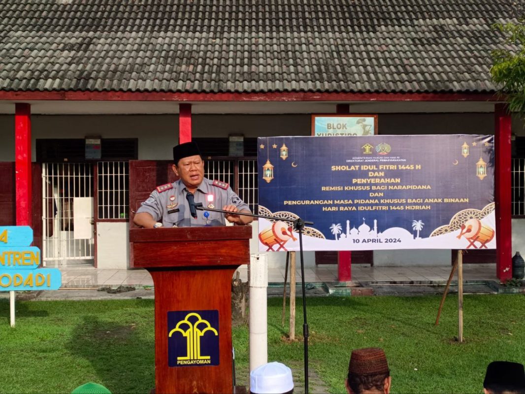 204 Narapidana Menerima Remisi Khusus Idul Fitri 2024