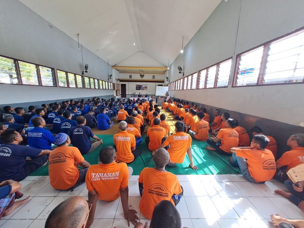 Lapas Purwodadi Gelar Penyuluhan PHBS Bersama Dinkes Kabupaten Grobogan Guna Wujudkan Pemasyarakatan Sehat